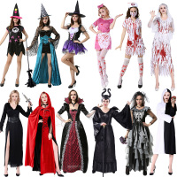 服装化妆舞会cosplay成人女巫师服巫婆女皇服装鬼新娘王后
