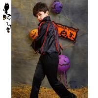 儿童服装女礼服女童公主裙鬼衣服恐怖男童吸血鬼披风演出服