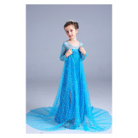 冰雪奇缘公主裙儿童服装女童连衣裙长裙爱莎艾莎儿童装裙子