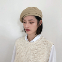 万年百搭!贝雷帽女日系春夏韩版休闲复古文艺画家帽气质八角帽子