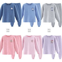 儿童保暖内衣套装纯棉男童秋衣秋裤全棉女童秋冬加厚宝宝