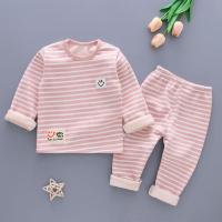 儿童保暖内衣套装加绒款加厚婴儿宝宝睡衣中小孩男女童装春秋冬季