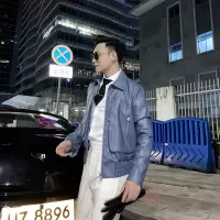 韩国帅气机车夹克上衣男拉链时尚皮衣短款外套百搭