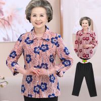 套装/单件奶奶装春装60-70岁中老年人女装两件套80夏装老人衣服女