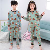 儿童加绒加厚保暖内衣男童女童夹棉保暖衣秋衣秋裤套装秋冬季