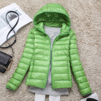 2018秋冬新款女式连帽 羽绒服女短款轻薄 修身大码超轻轻便外套潮
