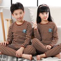 儿童保暖内衣套装加绒加厚男童女童5秋衣6秋裤7中大童装8岁秋冬季