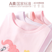 小马宝莉女童保暖内衣套装纯棉加绒加厚儿童秋衣套装秋冬秋衣秋裤