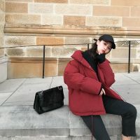 棉服女短款ins面包服韩版加厚羽绒棉服学生外套棉袄原宿风bf棉衣