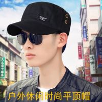 品质保证]韩版春秋季男帽子棒球帽平顶春秋鸭舌帽休闲户外太阳帽