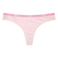 3条装 内裤女丁字裤女无痕性感欧美纯棉全棉运动健身大码丁字裤女