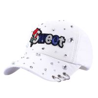 帽子女新款paris字母玫瑰棒球帽水兵舞防晒百搭遮阳韩版ins鸭舌帽
