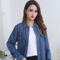 2020秋款女装新款牛仔外套长袖 衬衫外搭宽松牛仔服秋季衬衣百搭