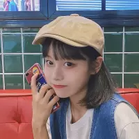 ins日系文艺复古纯色八角帽子女秋冬休闲百搭前进帽画家贝雷帽潮