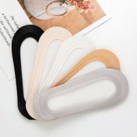 船袜女浅口隐形薄款袜子硅胶防滑纯棉脚底袜冰丝短袜蕾丝夏季