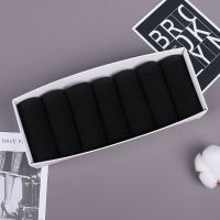 5到7条纯棉自选色女士内裤女纯色少女学生韩版简约黑色性感三角裤