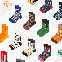 袜子女ins潮情侣款中筒袜男街头潮流高帮长袜个性韩版可爱棉袜