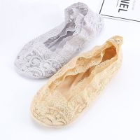 袜子女浅口 船袜女 棉袜夏季超薄蕾丝隐形袜 丝袜女