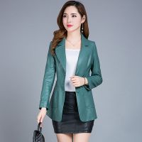 皮衣女2020新款韩版修身显瘦中长款秋冬季女装pu女士大码皮外套女