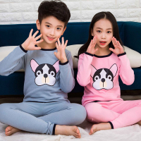 童装男童女童加绒加厚大童秋衣秋裤宝宝小孩儿童保暖内衣套装冬季