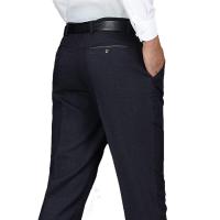 中老年人男裤 休闲裤中年男士长裤秋季男装西裤秋冬厚款 爸爸裤子