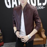 秋冬男士皮衣夹克韩版机车外套男装上衣仿真pu休闲皮夹克男