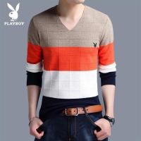 贵宾春季针织衫男士毛衣v领外套长袖针织衫上衣打底衫