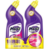 妙管家 (MAGIC AMAH)香氛洁厕液 厕所清洁剂罗兰清香 600g/瓶×2 双包装 表面活性剂【纳爱斯】