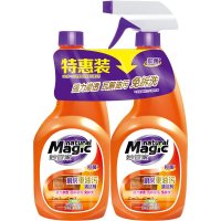 妙管家(MAGIC AMAH) 厨房重油污清洁剂 重油污净 油烟机清洁剂 柠檬清香 660g/瓶×2 双包装【纳爱斯】