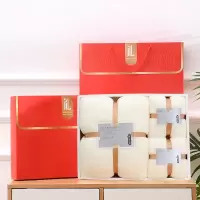 珊瑚绒毛巾浴巾三件礼盒套装开业礼品(颜色可组合备注)
