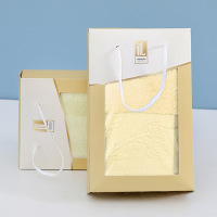 礼盒装单条纯棉毛巾活动礼品