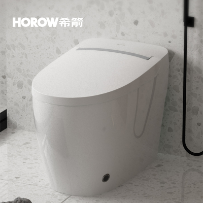 希箭/HOROW R1Q无水压轻智能坐便器脚感冲水停电冲水大冲力智能马桶O2O(不含安装)