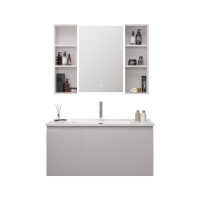 希箭(HOROW)1212系列智能镜陶瓷盆100cm浴室柜O2O(不含安装)