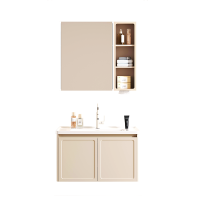 希箭(HOROW)3401洛可可系列美妆收纳浴室柜80cm套装O2O(不含安装)