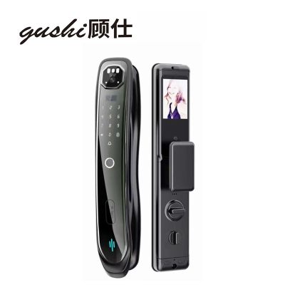 gushi顾仕(未来6号人脸)智能锁 指纹锁 锁具 防盗门智能锁  家用防盗密码锁 智能电器