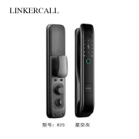 LINKERCALL智能锁 825 指纹锁 指纹/密码/IC卡//钥匙/临时密钥 日本电机 美国芯片 泛海摄相头