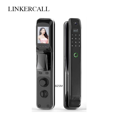 LINKERCALL智能锁 825M 指纹锁 指纹/密码/IC卡/微信远程/手机可视/钥匙/临时密钥 日本电机