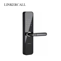 LINKERCALL智能锁 M5 指纹锁 指纹/密码/IC卡/微信远程/手机可视/钥匙/临时密钥