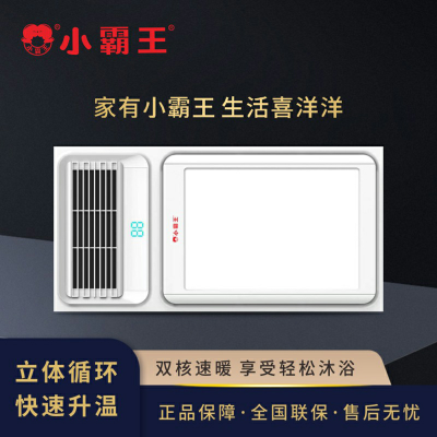 小霸王智能电器 浴霸(XBW-6004)集成吊顶式风暖卫生间取暖五合一