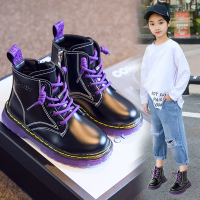 儿童马丁靴2020年新款女童靴子春秋季百搭短靴加绒英伦风棉靴单靴