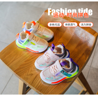 女童新款鞋子2020童鞋童鞋百搭网红儿童防滑软底鞋潮