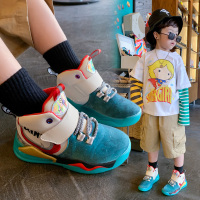 儿童鞋2020秋季新款时尚孩中大童女童鞋潮款老爹鞋