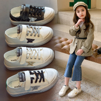 女童星星板鞋小白鞋2020年秋季新款单鞋儿童休闲鞋童鞋子小脏鞋