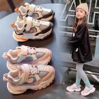 女童休闲鞋2020春秋季新款童鞋儿童透气老爹鞋童软底跑步鞋子潮