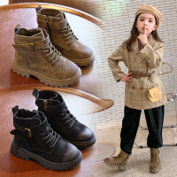 女童马丁靴2020秋季新款时尚韩版儿童黑色短靴童英伦风靴子软底