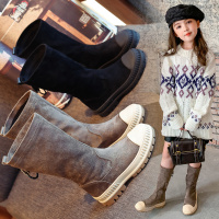 女童马丁靴2020年秋季新款单靴儿童软底防滑中筒靴韩版中大童皮靴