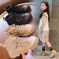女童马丁靴2020新款英伦风儿童时尚春秋季短靴软底洋气小学生靴子