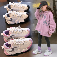 女童鞋2020春秋季新款儿童软底透气老爹鞋童鞋中大童潮