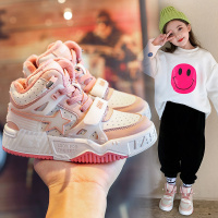 女童鞋子2020秋冬季新款儿童加绒鞋童高帮板鞋中大童鞋