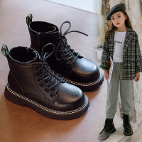女童鞋马丁靴2020年新款春秋单靴英伦风秋季公主真皮短靴儿童靴子
